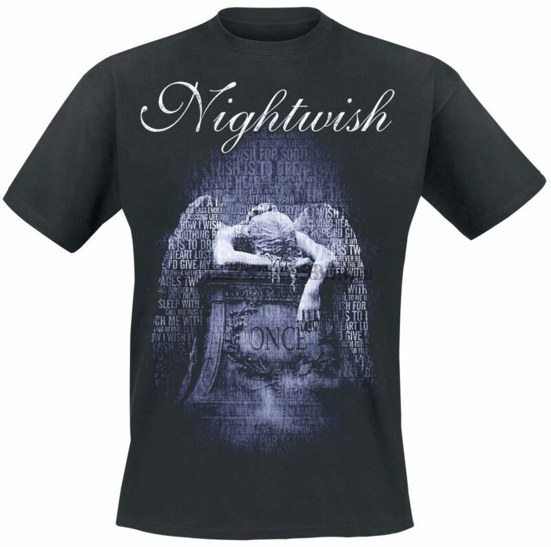Черная футболка Nightwish Once | Мужская одежда