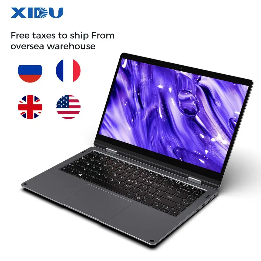 XIDU ноутбук PhilBook MAX 14 1 дюймов 360 ° Тетрадь окна 10 8GB Оперативная память 128 ГБ