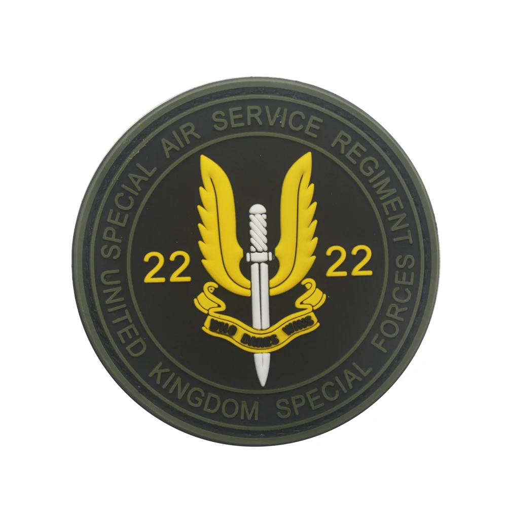 1 британский 22nd Air Force группа ПВХ одежда швейная ткань значок 3D форма тактический