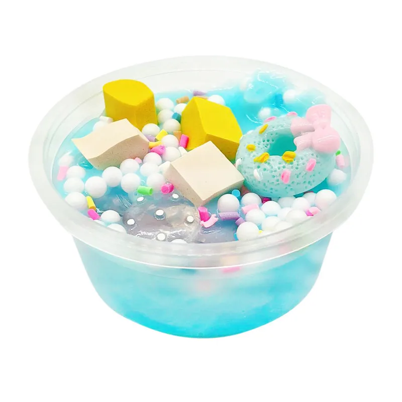 

Decompression Toys kawaii Ice Cream Beautiful Color Mixing Cloud Slime Scented Stress Kids Clay Toy Anti stress Stress Reliever
