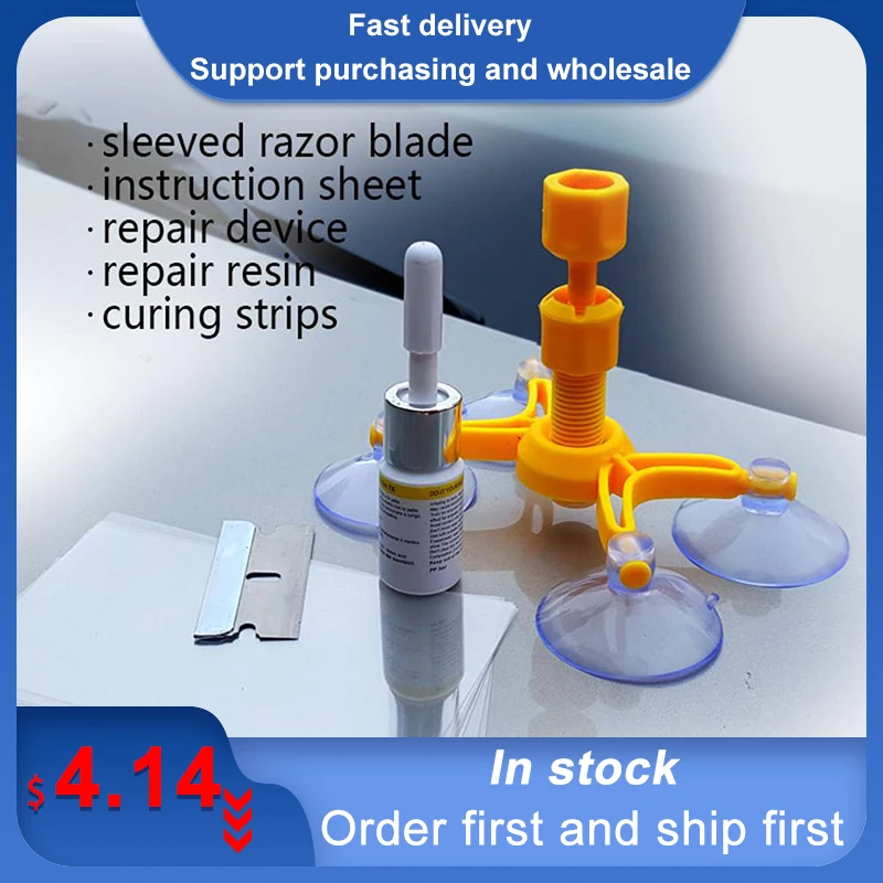 Инструменты для ремонта лобового стекла автомобиля набор сделай сам царапин и