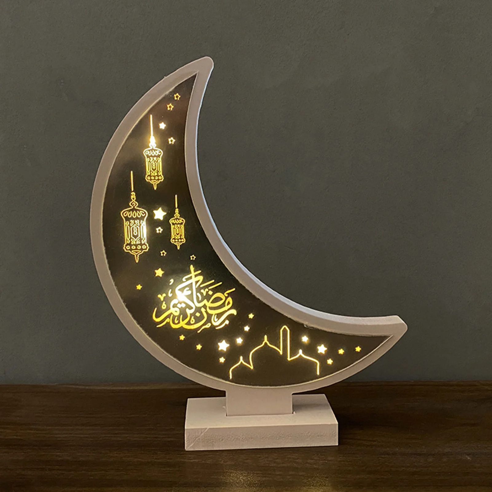 Новый продукт луна светильник деревянный светодиодный ИД Мубарак деревянные