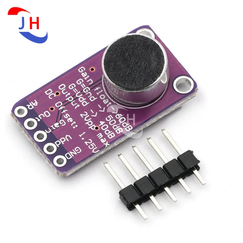 1PCS GY-MAX4466 Microphone Amplifier Board Sound sensor Module Auto Gain Control Attack for Arduino PCB Diy Kit MAX9814 - купить по