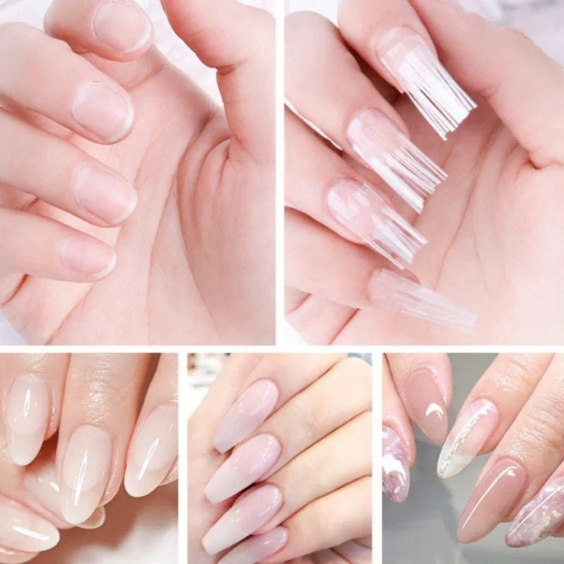 (5 шт./компл.) рекомендуемый набор для наращивания ногтей из стекловолокна УФ гель