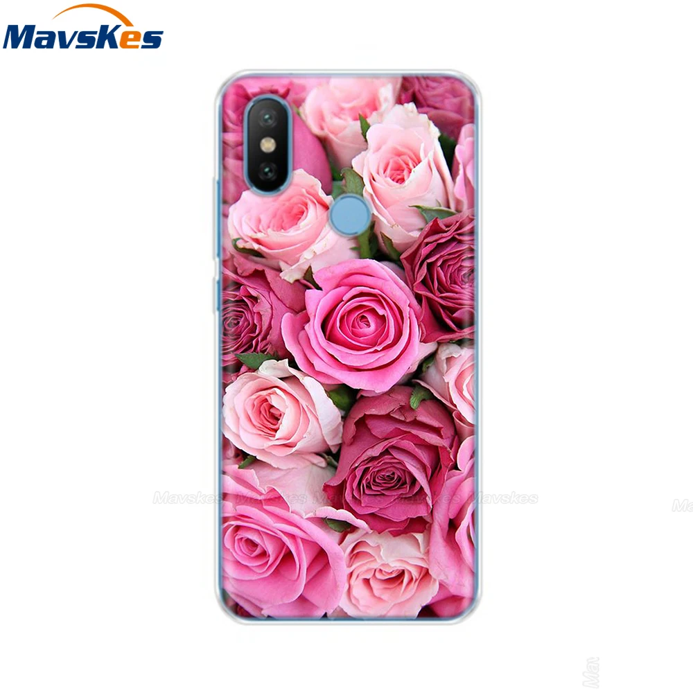 Силиконовый чехол для телефона для Xiaomi mi A2 Lite, чехол с рисунком, мягкая задняя крышка из ТПУ, чехол для телефона для Xiomi mi A2 mi A2 LITE, бампер - Цвет: 1