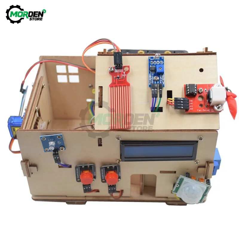 

Learning Kits Toys Smart Home House Kit With PLUS Board For Arduino DIY STEM Set of Sample Program Materials Assembly Steps