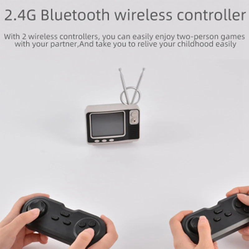 

3 Inch Retro Bookshelf Portable Handheld Game Players Family TV Output Built-in 108 Classic Games Video Game Console