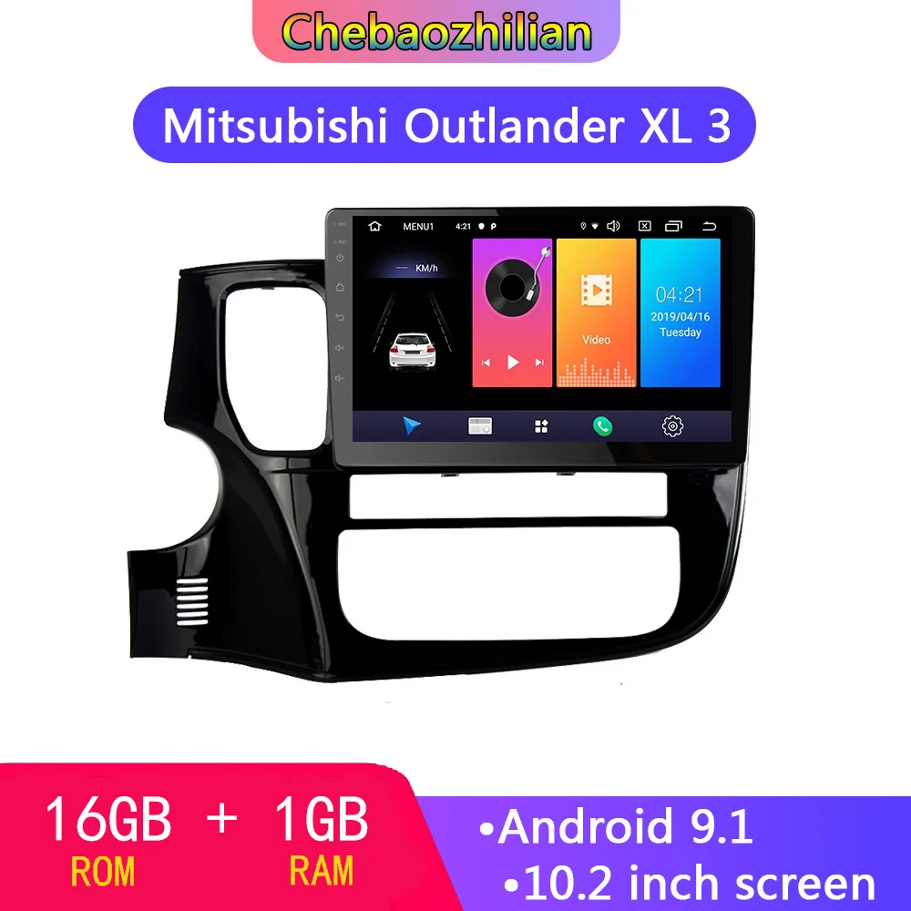 10 2 дюймов большой экран Android 9 1 автомобильный навигатор dvd- плеер для Mitsubishi Outlander XL