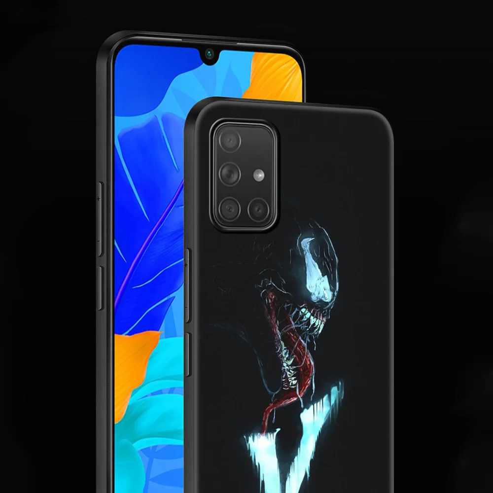 Phone Case For Samsung Galaxy A22 A51 A12 A71 A52 A72 A11 A41 A31 4G A32 A51 5G Soft Fundas Marvel Super Hero Venom