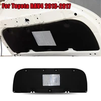 car front engine hood sound heat insulation cotton soundproof pad mat foam with buckle for toyota rav4 2013 2017 pet type