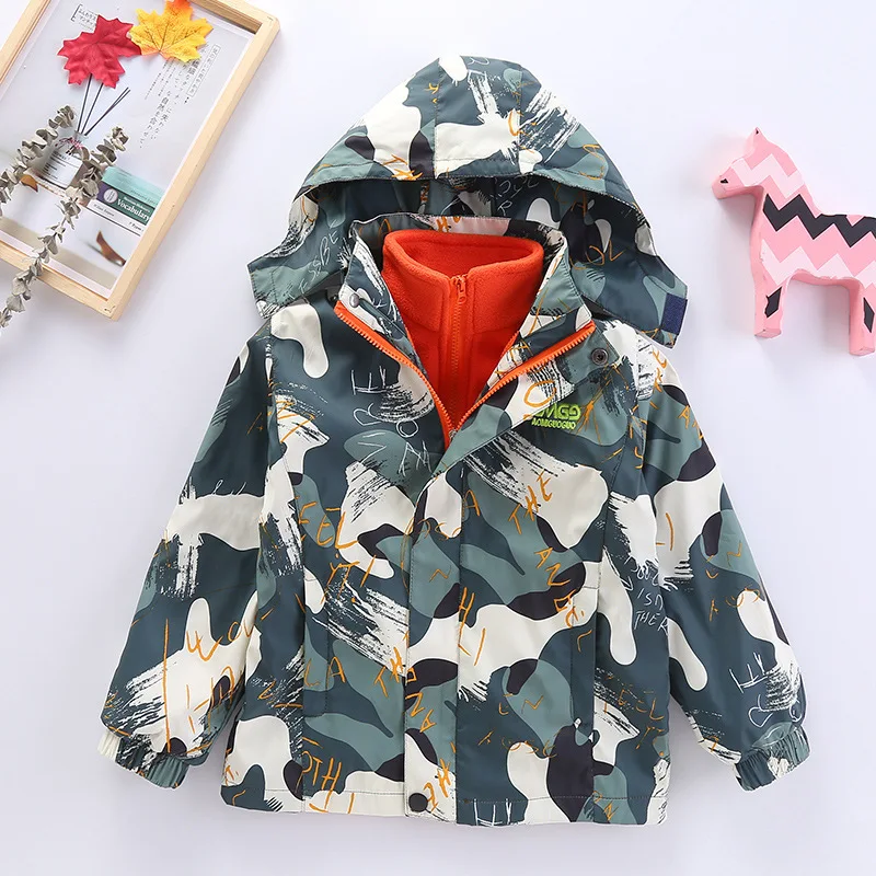 

New children's clothing, boys' autumn clothing, thick coats, windproof, autumn and winter baby clothing, assault suits