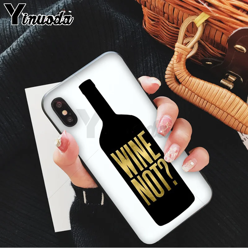 A12 Yinuoda Coffee Wine Cup Novelty Fundas Phone Case Cover for Apple iPhone 8 7 6 6S Plus X XS MAX 5 5S SE XR 11 11pro - Цвет: A12