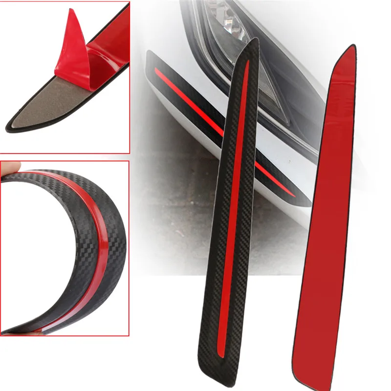 2 шт. Автомобильная передняя/Задняя кромка угловая Защита от царапин сильная