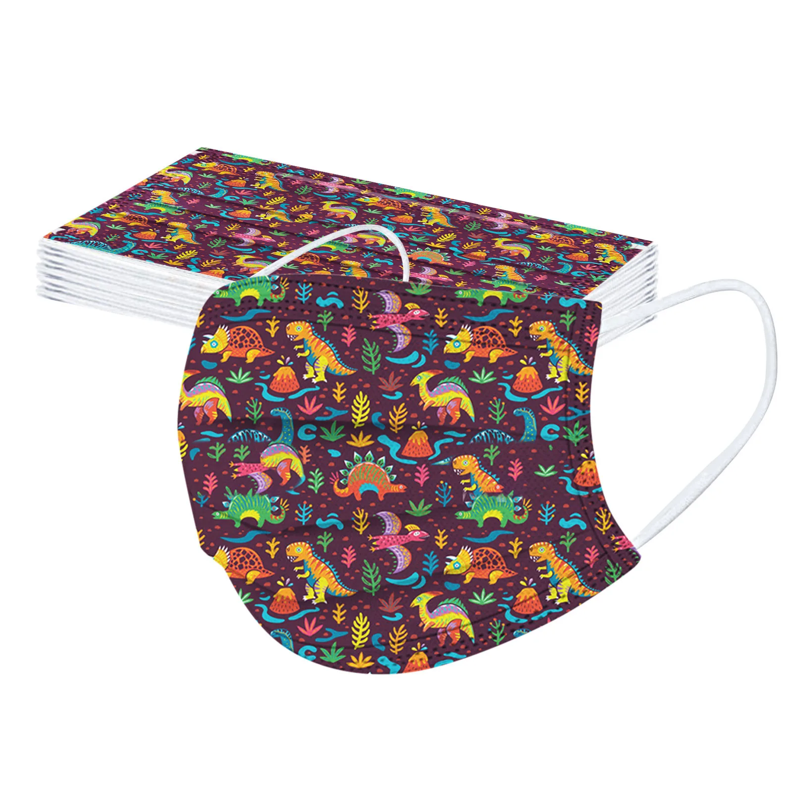 10-50 шт. одноразовые Мультяшные маски для косплея | Тематическая одежда и униформа