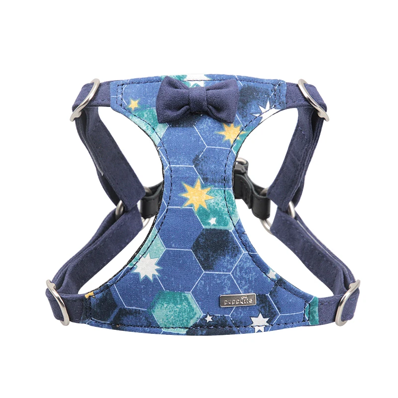 

Cute Pet Dog Harness Vest Striped Chest Strap for Small Medium Dogs Padded Walking Puppy Accessories Chihuahua Pomeranian