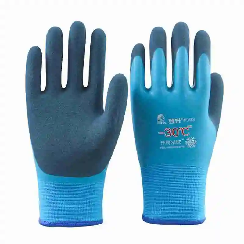 Work Gloves Keep Warm Cold-resistant Waterproof Non-slip Pu Coated Anti-static | Спорт и развлечения