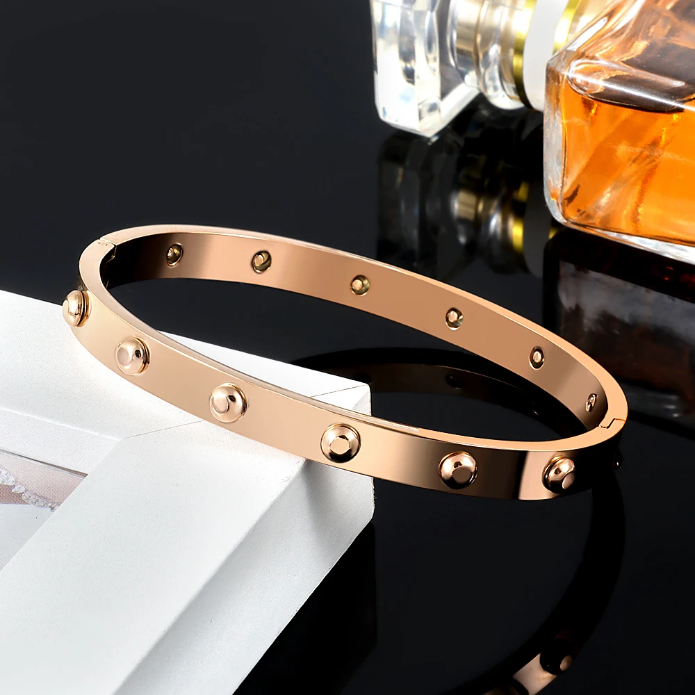 Простой минималистичный женский браслет MSX маленький круглый шаровая манжета