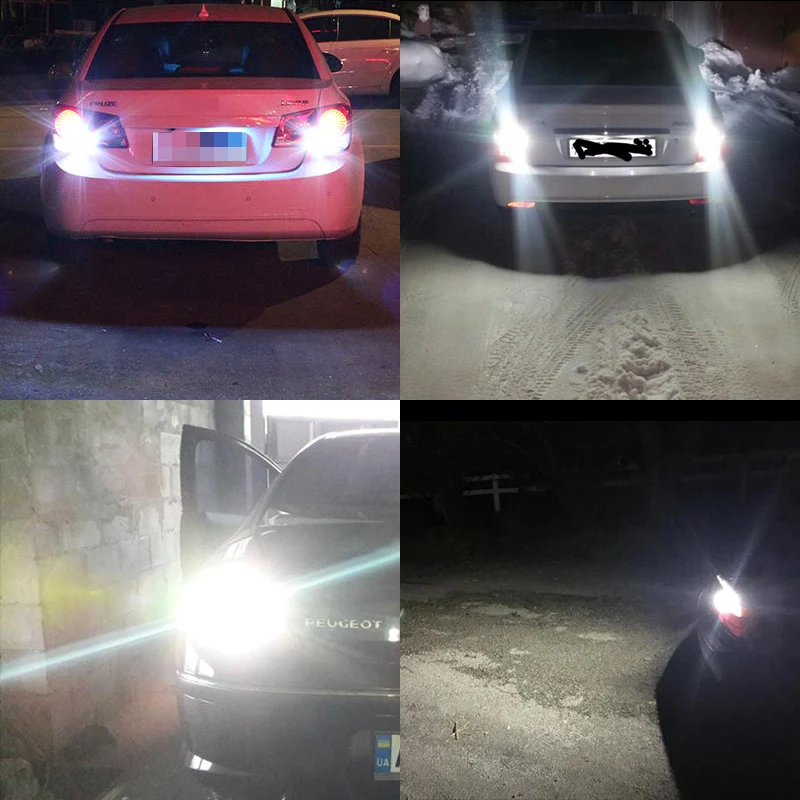 Супер яркий светодиодный светильник для автомобиля 1156 BA15S 1157 BAY15D S25 4014 SMD задний