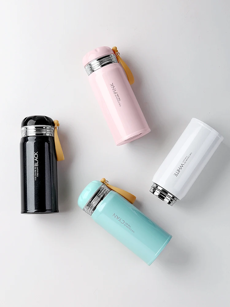 Симпатичный термос из нержавеющей стали для детей портативный студенческий