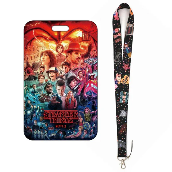 Cartoon Women Girls ID Credit Bank Card Holder Students Bus Case Lanyard Child Visit Door Identity Badge Cards Cover | Багаж и сумки