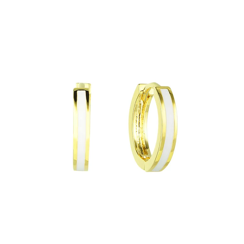 Hainon Горячая новинка модные маленькие прекрасные круглые серьги кольца для