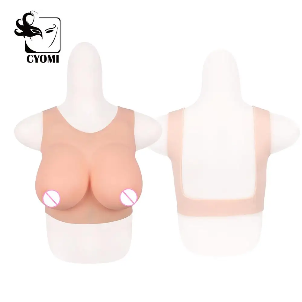 

CYOMI чашка B/C/D летняя крутая стильная фотоформа задняя полая имитация груди накладная грудь перетягиваемая королева шимейл 1 г