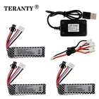 Аккумулятор Lipo для водяного пистолета 11,1 В с зарядным устройством USB 11,1 В 3S 1800 мАч 401855 для AKKU Mini Airsoft BB Воздушный пистолет, детали для электрических игрушек RC