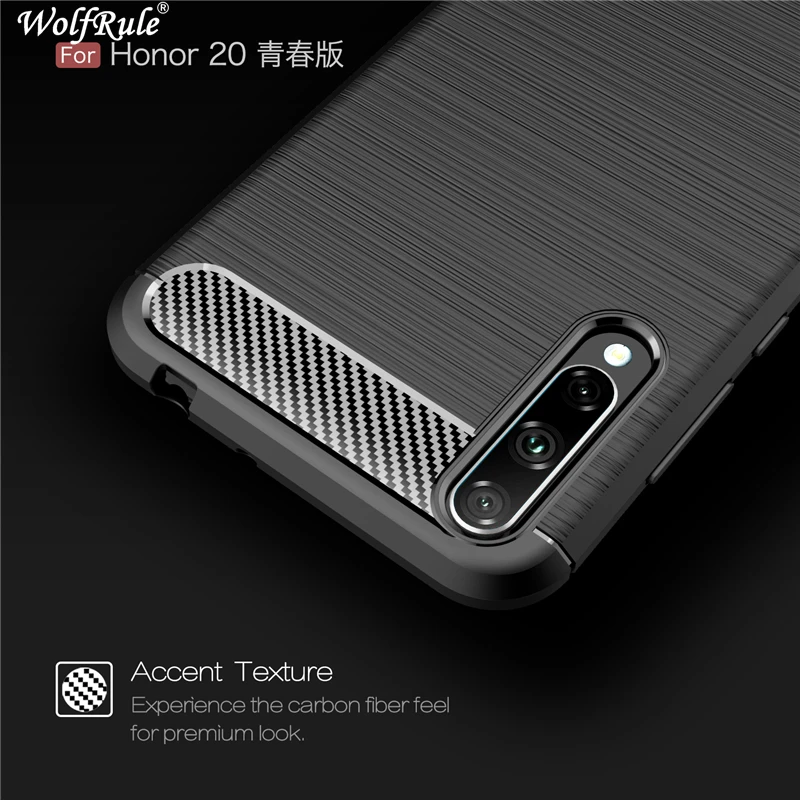 

Case For Huawei Honor 20 Lite Case 6.3" Shockproof Bumper Carbon Fiber Cover For Huawei Honor 20 Lite Cover Honor 20 Lite Shell