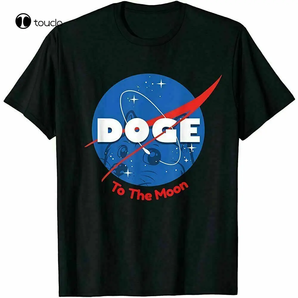 

Dogecoin T-Shirt The Doge To The Moon Crypto Meme Parody T Shirt S-3Xl Tee Shirt Custom aldult Teen unisex fashion funny new