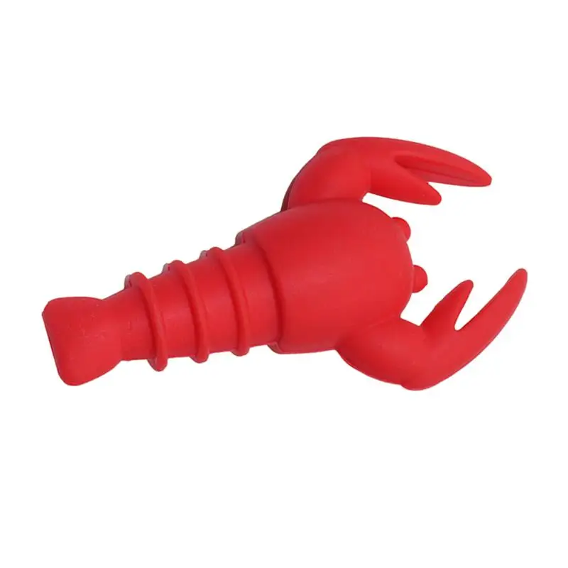 

1pcs Creative Silicone Animal Wine Stopper Lobster Shape Champagne Cap For Bar Home Restaurant Wine Tool Random Color