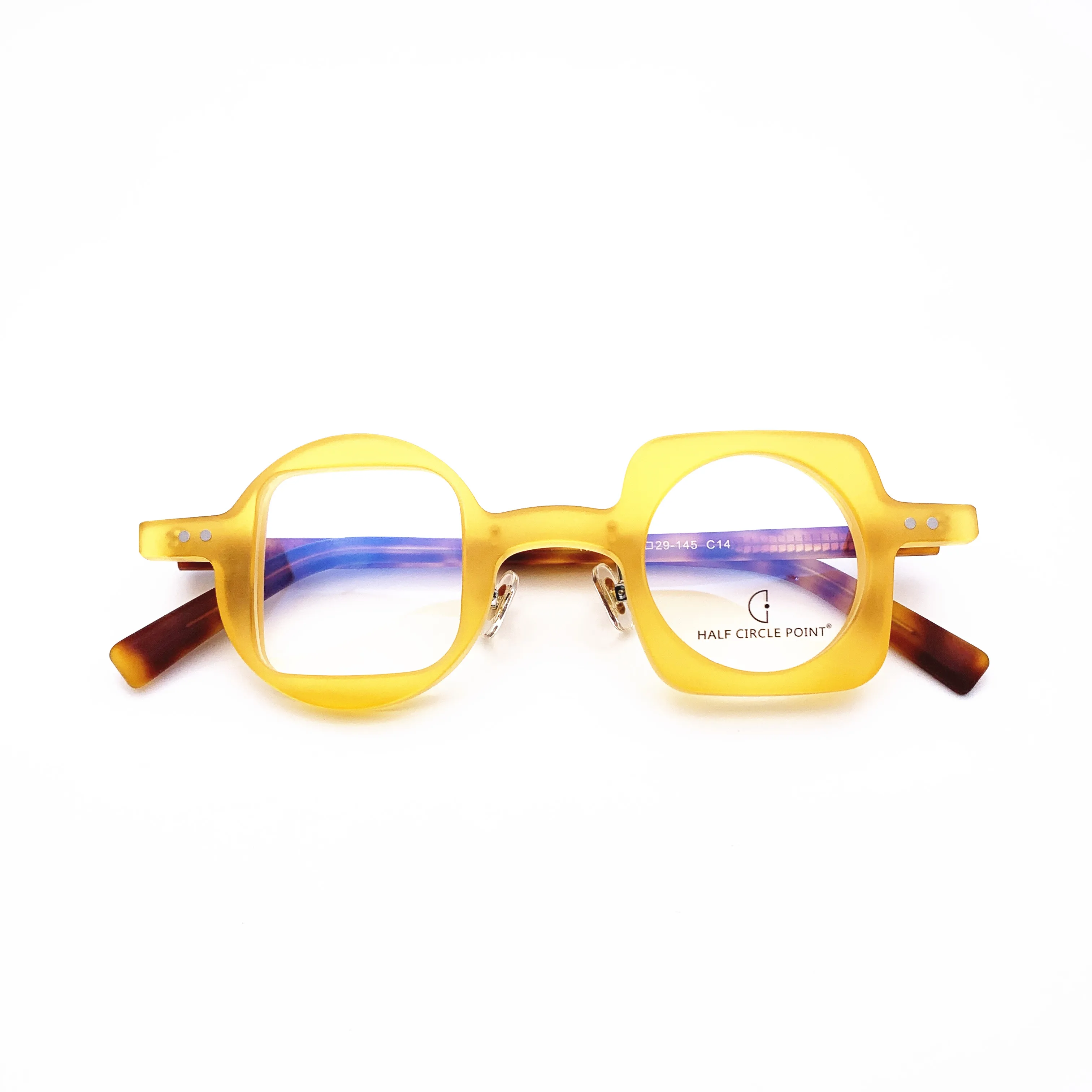 Belight оптический необычный винтажный Ретро матовый ацетат красочный круглый с