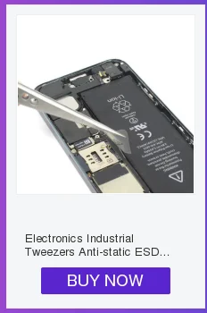 ESD-14 ESD-15 антистатические изогнутые щипцы с прямым наконечником прецизионные паяльные пинцеты набор электронных ESD пинцет Инструмент