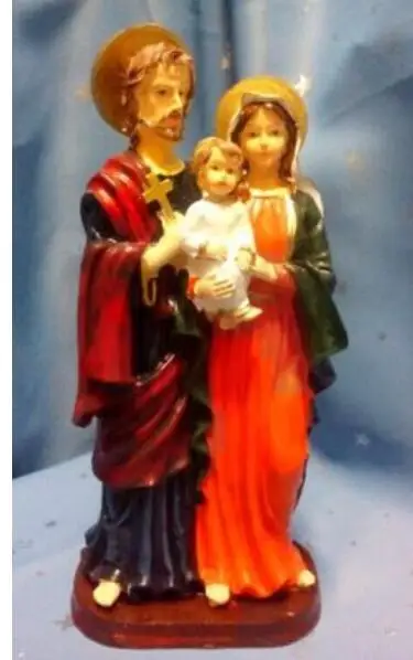 

Virgin Mary in colour St. Joseph the Younger Jesus holy family decoration Catholic relics keep peace figures Sculpture statue