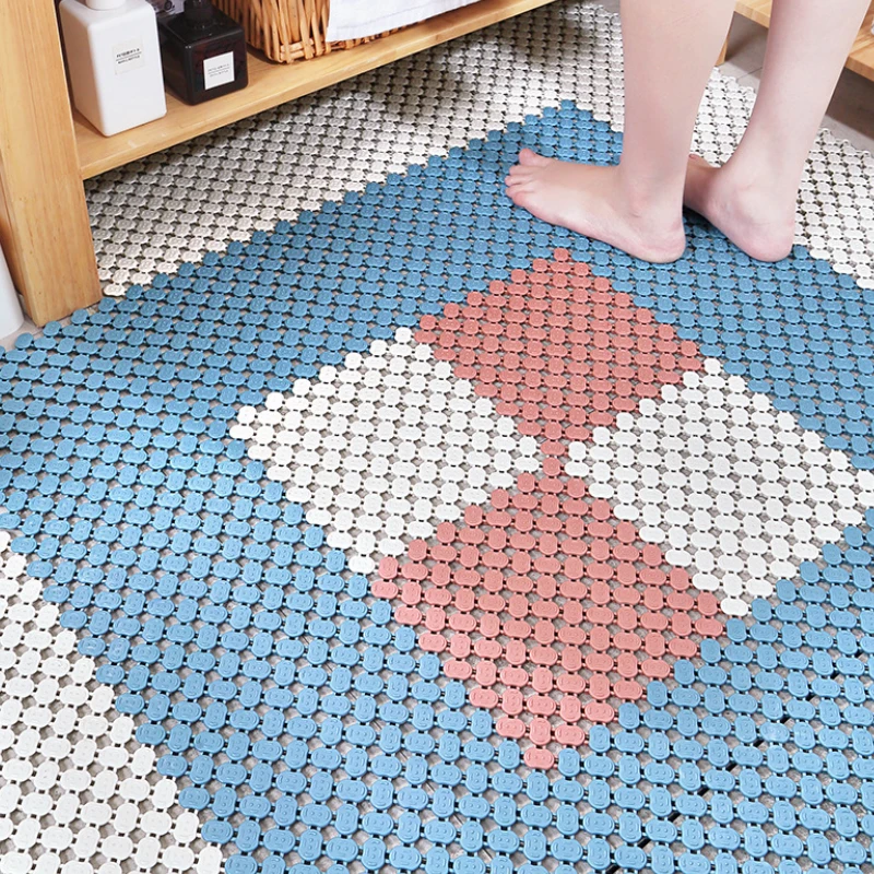 DIY коврик ПВХ ковер для ванной комнаты кухни открытый Противоскользящий 20x20 см