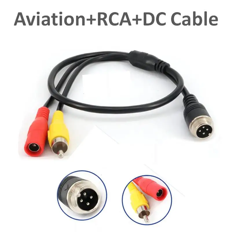 Авиационный кабель для RCA конвертер автомобильной камеры Автомобильный