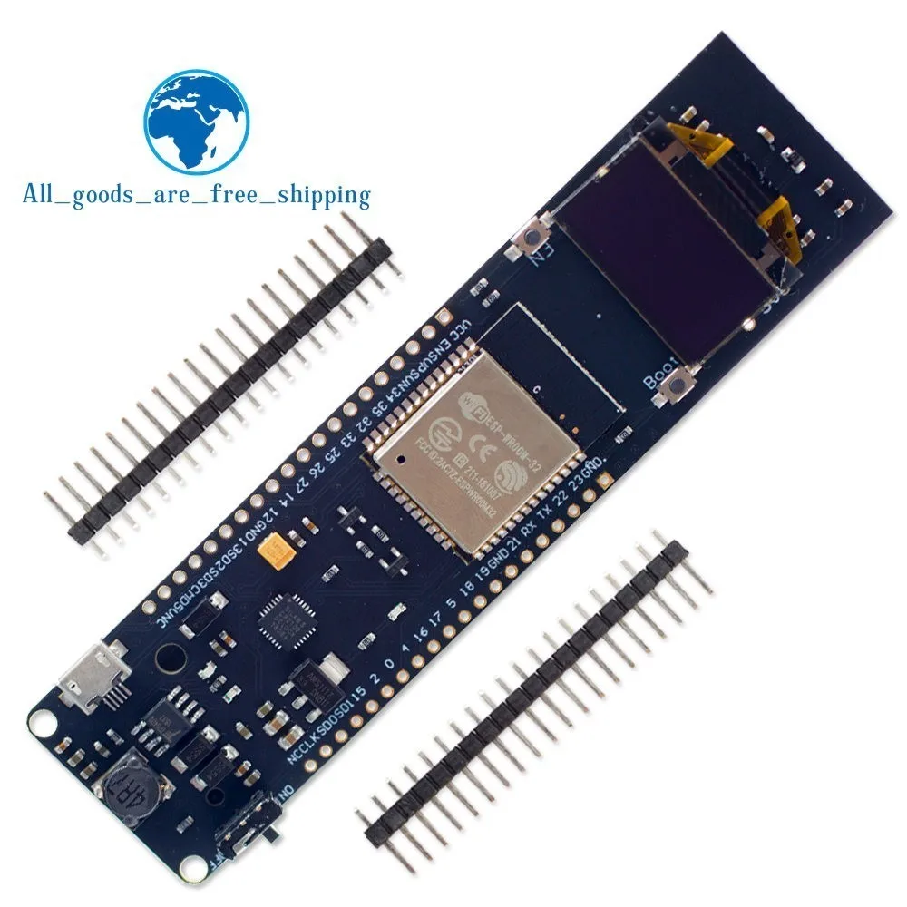 0,96 дюймовый oled-дисплей 18650 литиевая батарея WiFi Bluetooth щит ESP32 ESP-32 ESP8266 CP2102 модуль макетной платы