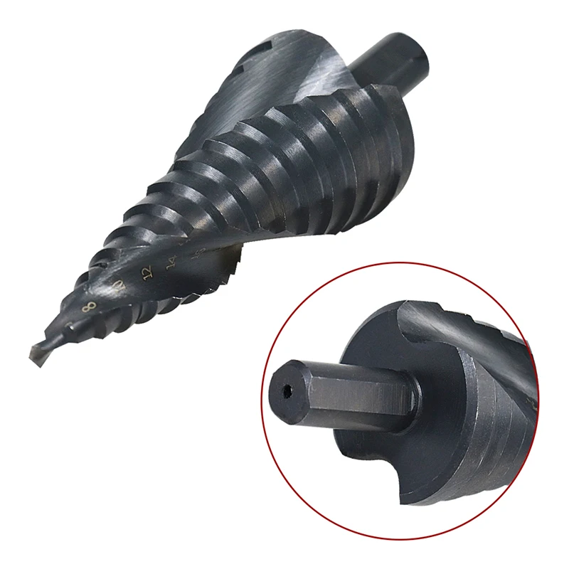 

Спиральное ступенчатое сверло из быстрорежущей стали 4-12/20/32 мм, набор сверл по дереву, Карбидное мини-сверло, титановые конические сверла дл...