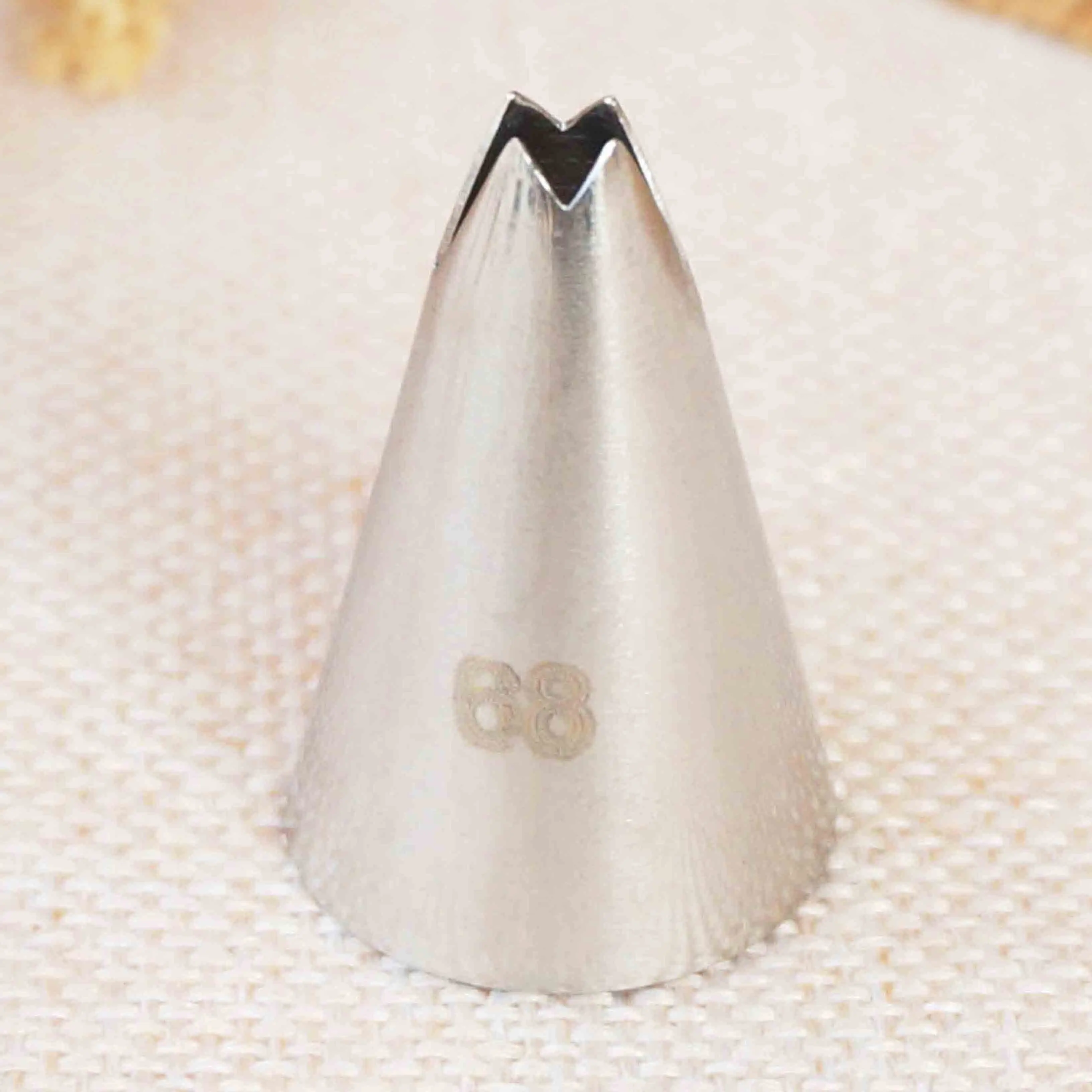 #68 маленькая стеклянная чашка для украшения тортов из нержавеющей