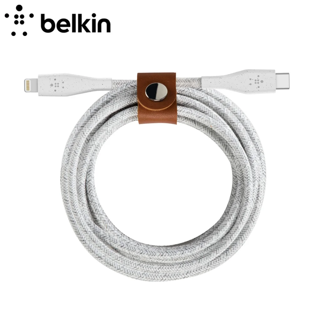 Оригинальный кабель Belkin с быстрой зарядкой повышением яркости 10X кожаным