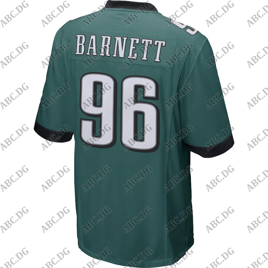 

Men Women Kid Youth Philadelphia Derek Barnett Green Game Jersey