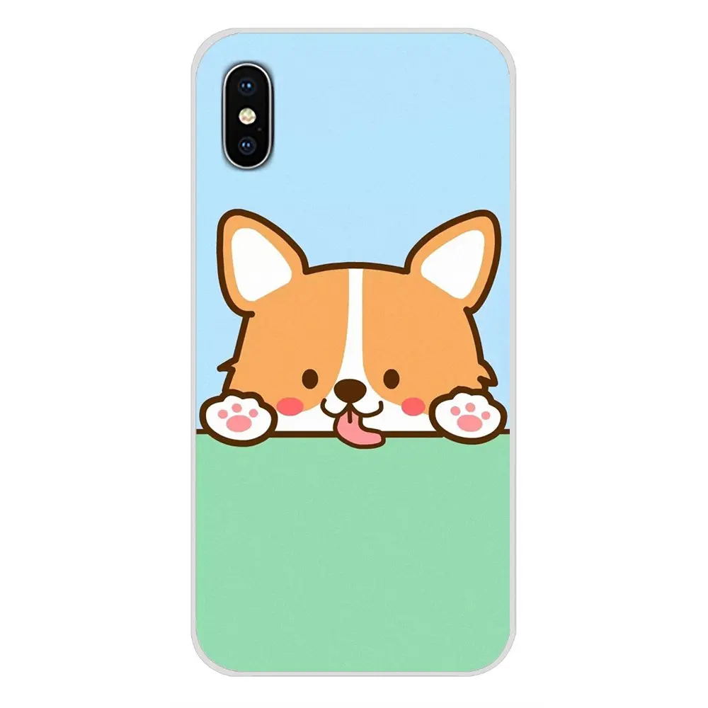 Силиконовые чехлы с собакой для Huawei G7 G8 P7 P8 P9 P10 P20 P30 Lite Mini Pro P Smart Plus 2017 2018 2019 Corgis pups