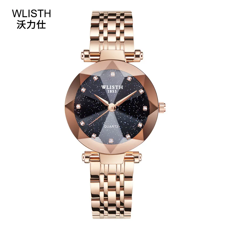 

Luxury Starry Sky Watch WLISTH Women Watches Rose Gold Luminous Quartz Watch Magnet Buckle Magnetite Ladies Watch Reloj Mujer
