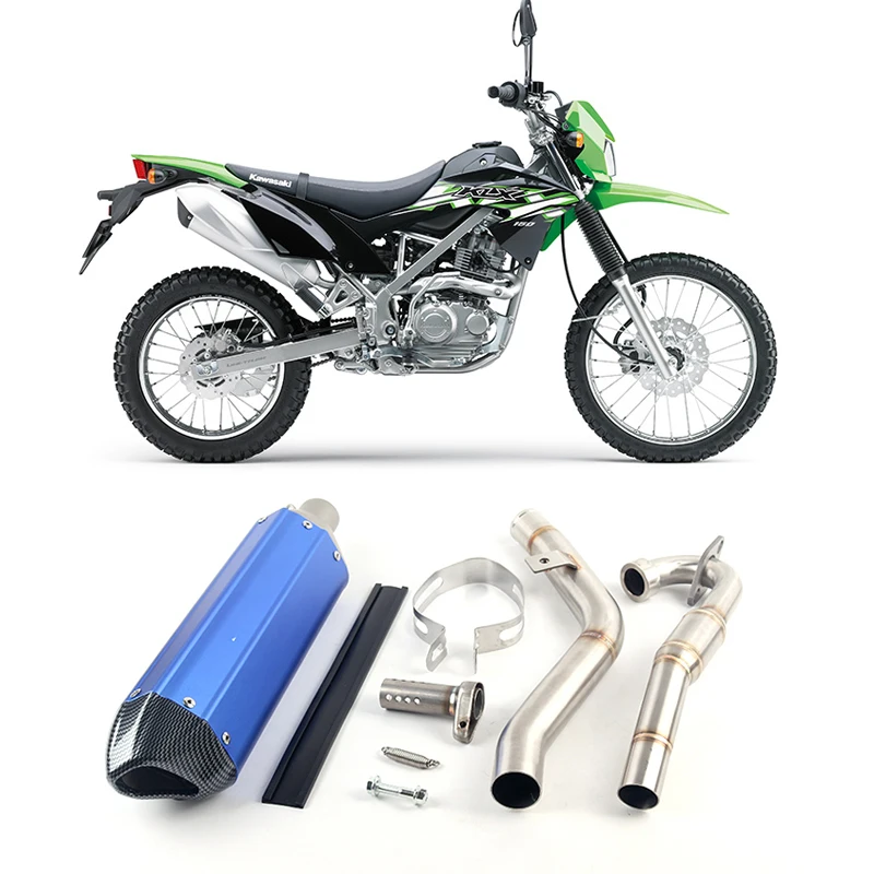 Модификация мотоцикла внедорожник выхлопная труба KLX 150 KLX150 передний KLX150BF KLX150L