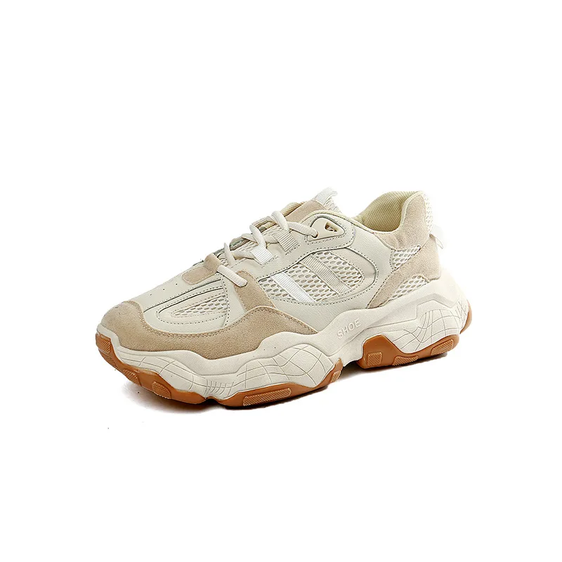 

New Men Korean All-match Small White Shoes Light Dad Sneakers Comfortable Men Thick-soled Breathable Men Sneakers Trend