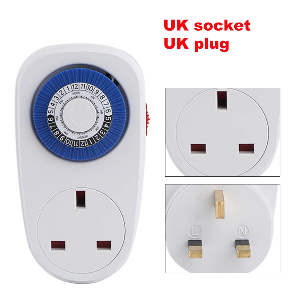 Программируемый таймер на 24 часа умный с обратным отсчетом розетка для