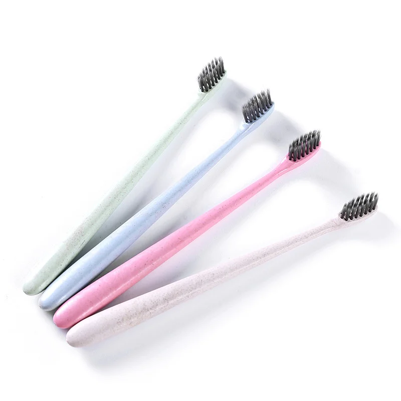 3 Colors Optional 1pc Portable Toothbrushes With Nano Ultra-fine Bristles Wave/Flat Teeth Head Travel Outdoor Use Oral Care Tool | Дом и сад