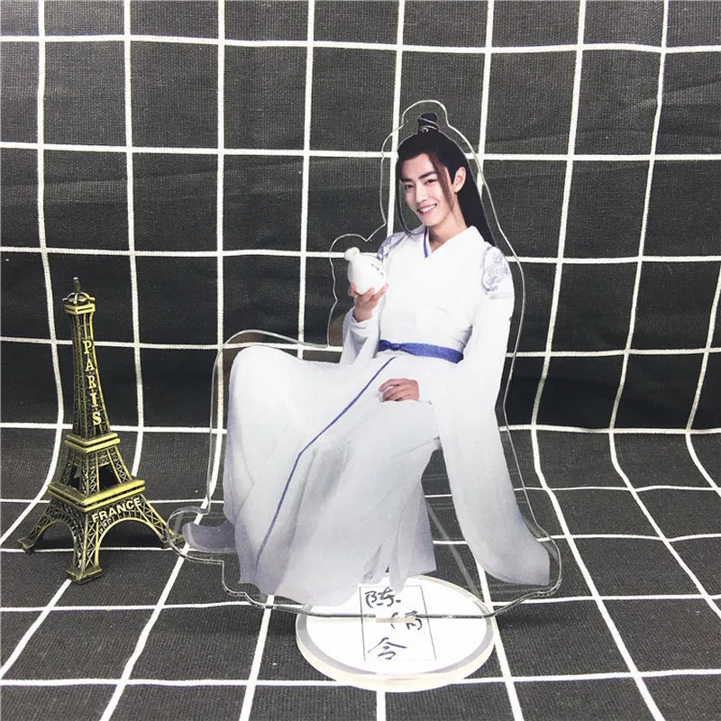 Grandmaster of Demonic Cultivation брелок untamed Lan Wangji Wei Wuxian акриловое кольцо для ключей mo dao zu shi брелок llaveros