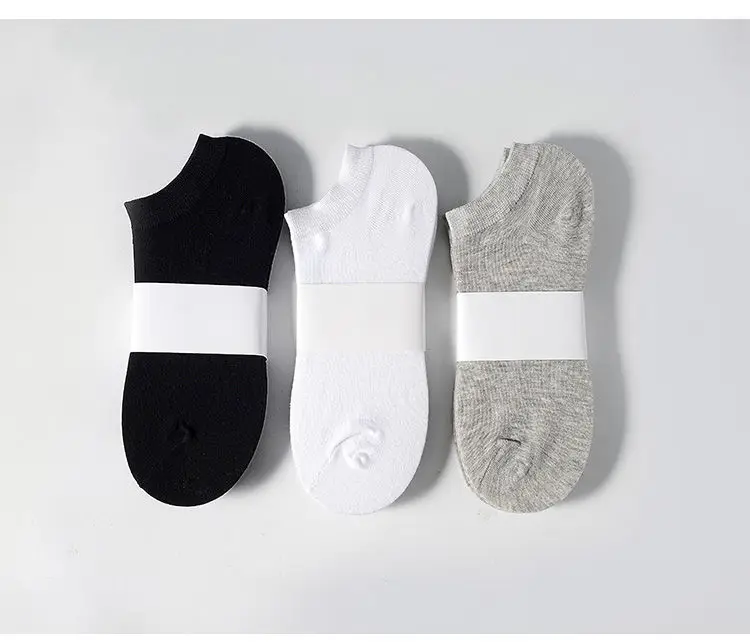 Набор женских носков короткие белые 5 пар в стиле Харадзюку | Женская одежда