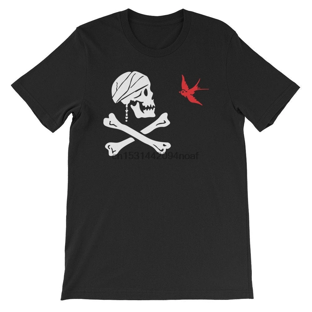 Футболка с флагом Джека спарроуда футболка пиратами Карибского моря пиратским |