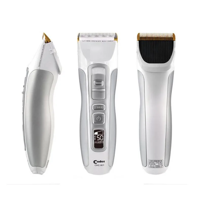 

CHC 961 hair trimmer professional barber clipper rechargeable hair clipper haircut machine beard trimmer hair cutter LED